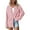 Light Pink, variant on PRETTYGARDEN Women's Button Down Shirts Fall Long Sleeve Textured Stripe Tops Oversized Shacket Jacket Knit Blouses