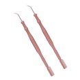 thumbnail image 5 of 2pcs Eyelash Lift Tools Stainless Steel Separator Lash Lift Tools for Ironing Combing Eyelashes Rose Gold, 5 of 5