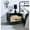Black, variant on Round leg open table / Ideal for small gatherings / 12lb product weight