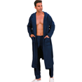 thumbnail image 3 of Moolmeyno Men's Winter Velvet Pajama Set & Robe, Long Sleeve Sleepwear with Cozy Plush Material, 3 of 3