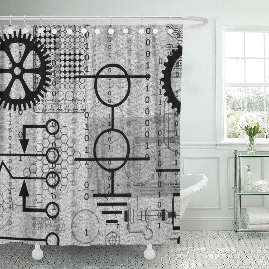 masculine shower curtains