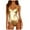 52_Gold, variant on Lroveb One Piece Swimsuits for Women Shiny Metallic Two Bikini Bathing Suit Vest Jumpsuit Monokini Bathing Suit