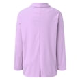 thumbnail image 1 of Vedolay Casual Tops for Women 2023 Blazers for Women Casual Long Sleeve Jackets with Lapel Pockets,Purple S, 1 of 5