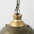 thumbnail image 5 of Distressed Bronze Metal Dome Hanging Light, 5 of 5