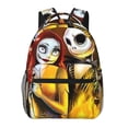 thumbnail image 1 of Goofa The Nightmare Before Christmas Pattern Casual Backpack for School & Travel – Lightweight Ergonomic Backpack with Laptop Compartment, Multiple Pockets-One Size, 1 of 5