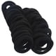 thumbnail image 3 of 50 lazos de terciopelo para el cabello, reutilizables y lavables, estilo clásico, livianos, portátiles, perfectos para colas de caballo, juego negro, 3 of 8