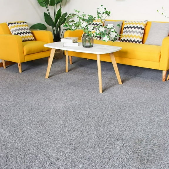 Self-Adhesive 12 Non-Slip Carpet Tiles for Easy Installation, Ideal for Home Renovation or Office Use