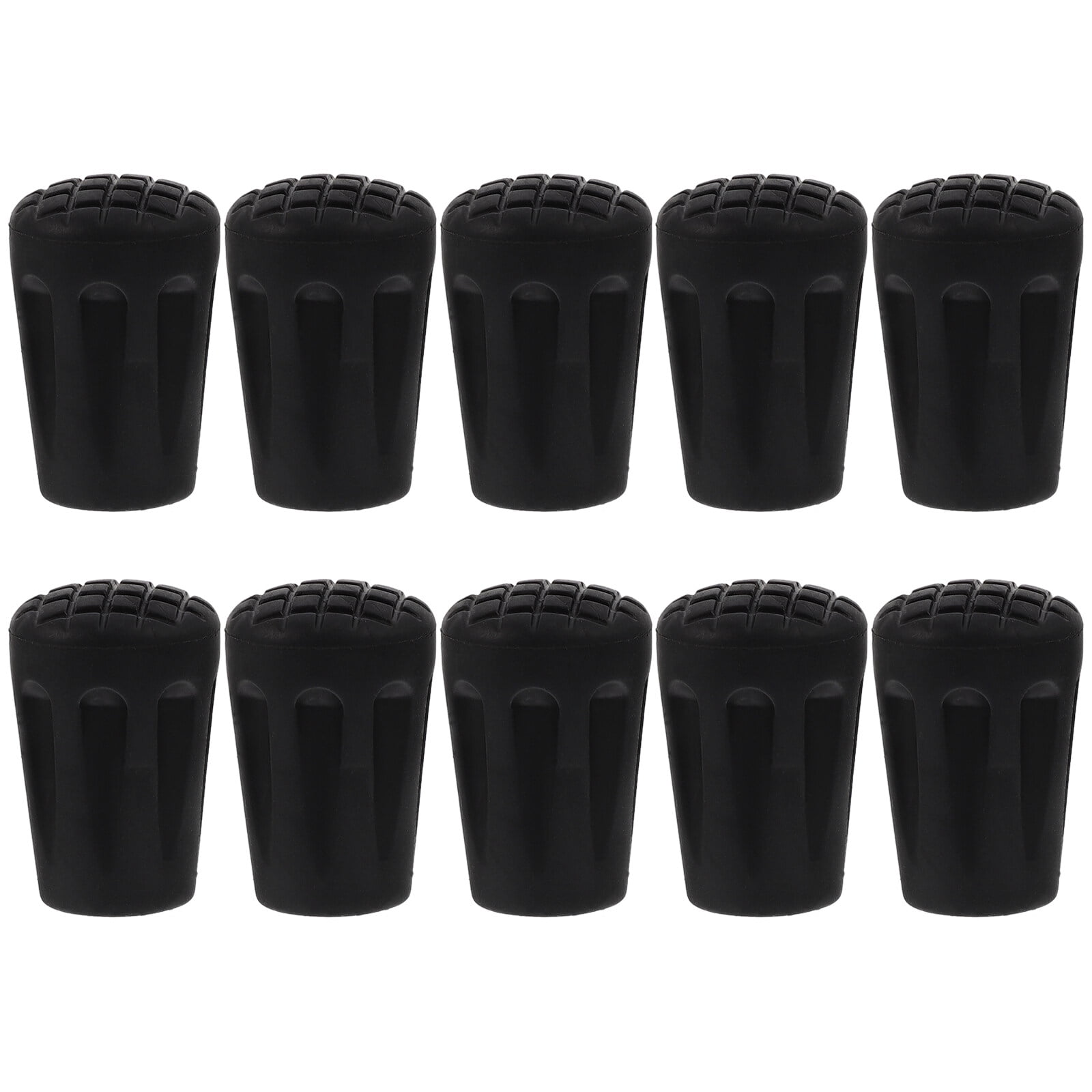 10pcs Trekking Pole Tips Replacement Crutch Protectors Walking Sticks
