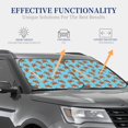 thumbnail image 4 of Fotbe Turtle 2-Piece Car Windshield Sun Shade | Sun Blocker for Car Windshield | Foldable Automotive Interior Accessories for Sun Protection-Large, 4 of 7