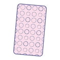 thumbnail image 1 of Accesorio para tabla de planchar con vaporizador de prendas, protege superficies, almohadilla para vaporizador de ropa Círculo Rojo XL, 1 of 9