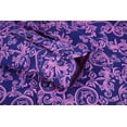 thumbnail image 4 of Men PREMIERE Long Sleeve Button Up Dress Shirt Purple Paisley, 4 of 6