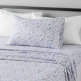 thumbnail image 1 of Lightweight Super Soft, Wrinkle-Free, Easy Care Microfiber 4-Piece Bed Sheet Set with 14-Inch Deep Pockets, Full, Bright White, Solid, 1 of 7
