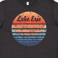 thumbnail image 4 of Inktastic Lake Erie Distressed Retro Sunset Youth T-Shirt, 4 of 5