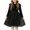 Black, variant on Gpaecead Long Sleeve Dress for Girls Ruffled Casual Sequin Party Performance Princess Dresses 6 Years Black