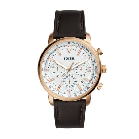 - Fossil Men's Goodwin Brown Leather Watch (Style: FS5415)