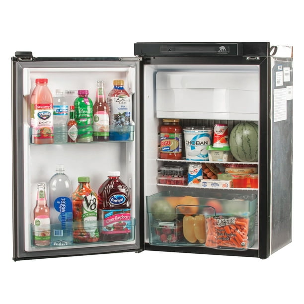 Norcold N3104AGR 3.7 cu.ft Black Trim Dual Compartment Refrigerator with Freezer
