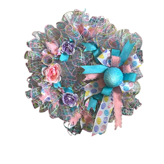 Easter Wreath, Easter Decor, Easter Egg Wreath