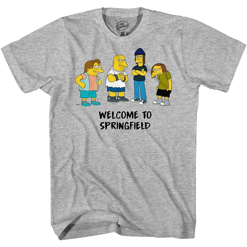 The Simpsons - The Simpsons Mens Short Sleeve T-Shirt - Walmart.com