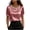 Pink, variant on cfhntfmh Women's Satin Blouses Short Sleeve Crewneck Silk Shirts Casual Loose Business Office Work Tunic Elegant Tops