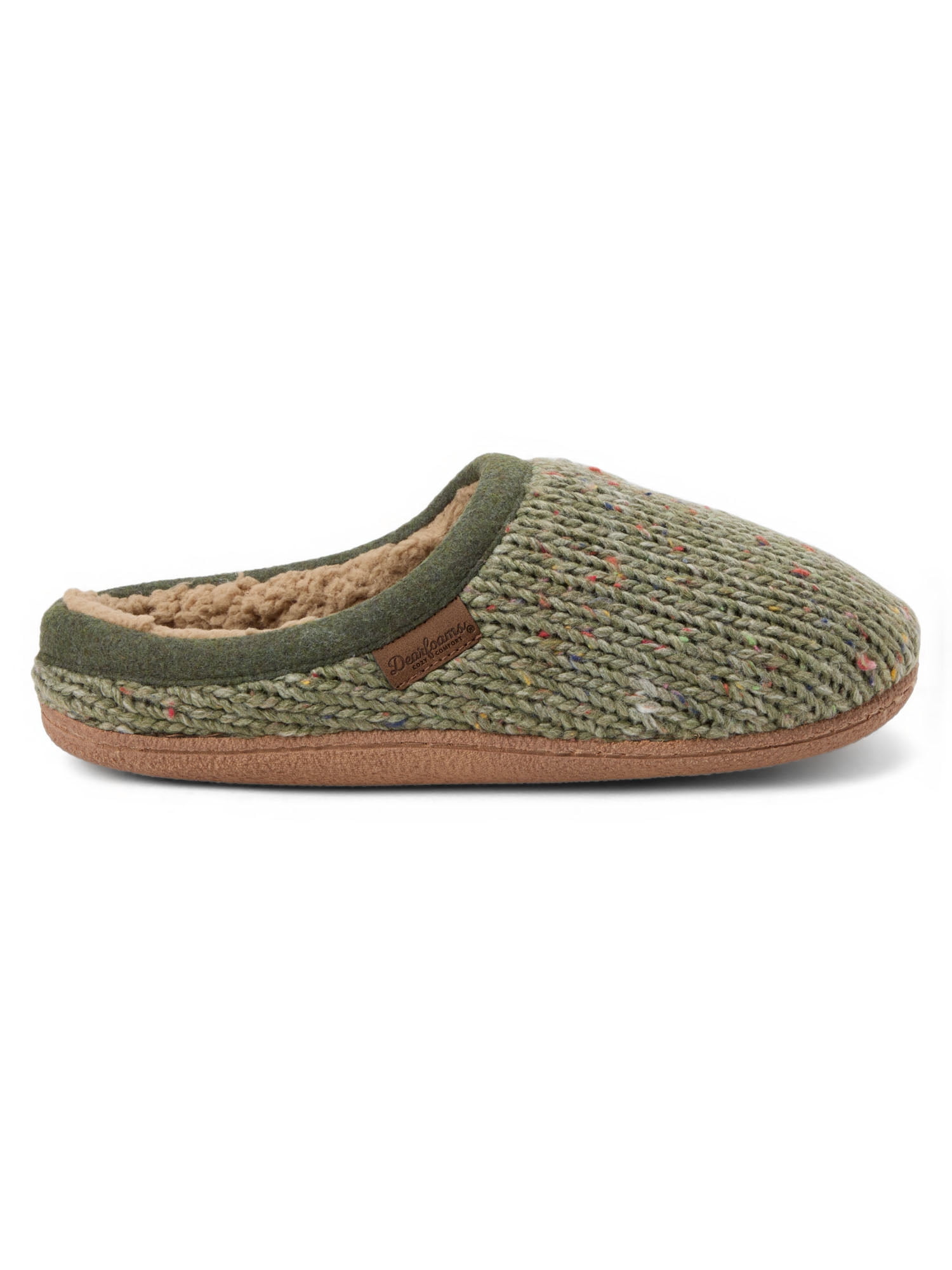 Dearfoams Cozy Comfort Men's Knit Clog Slippers
