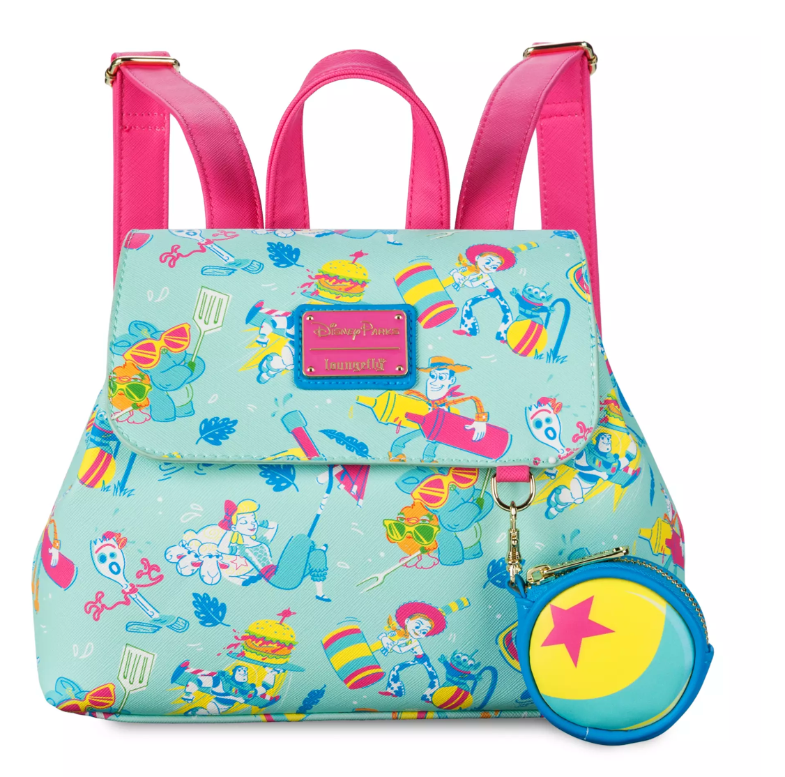 Disney Parks Toy Story Summer Splash Loungefly Mini Backpack