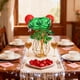 thumbnail image 4 of Adorno De Rosa De Cristal 1Pcs Crystal Rose Ornament Glass in Green for Valentine's Day Wedding Birthday Gift Keepsake 9.45x2.76" JASKFLY, 4 of 8