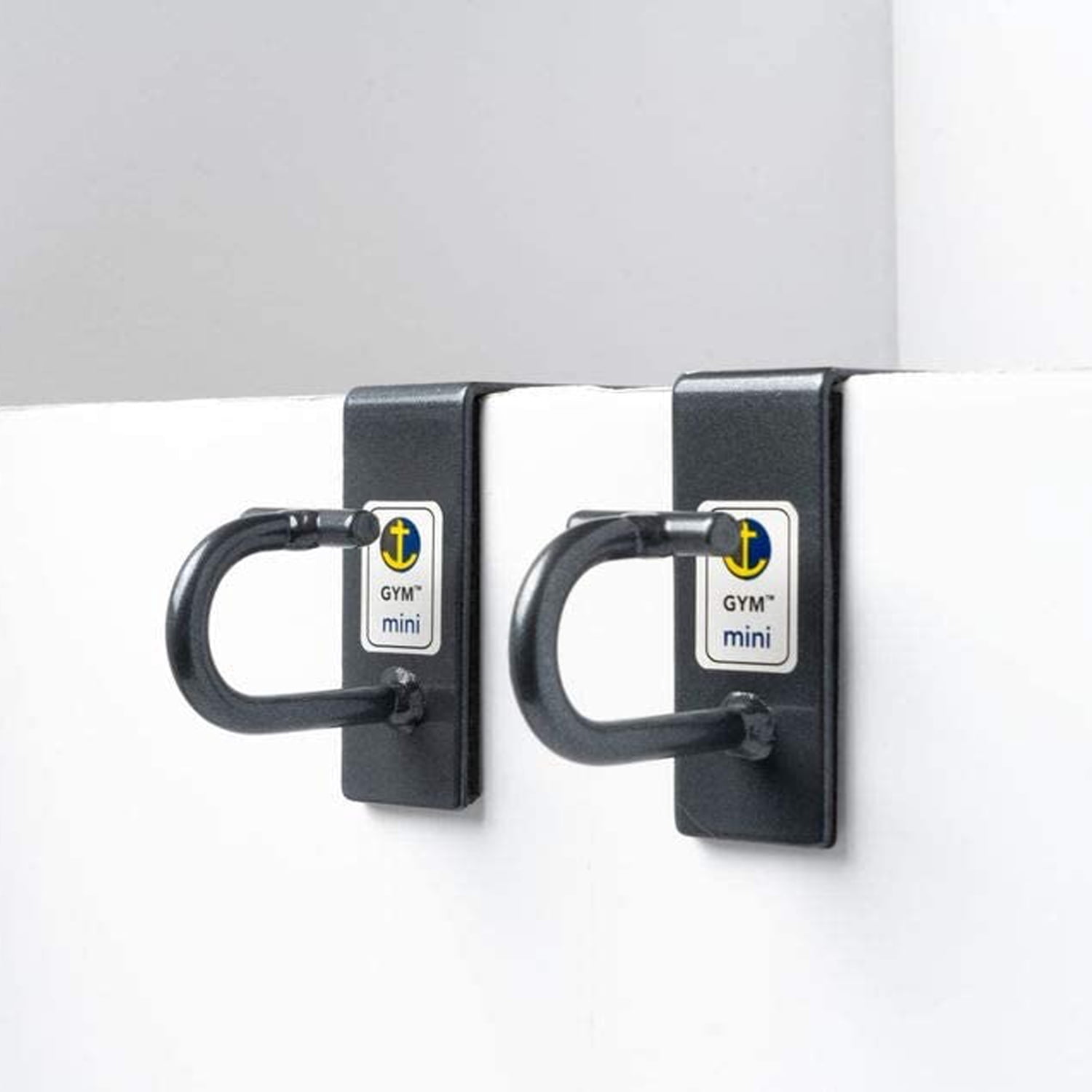 Anchor Gym Mini Door Mount for Resistant Band Full Body Workouts, (2 Pack)