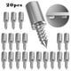thumbnail image 4 of 20 tornillos autorroscantes para soporte de gabinete, soporte laminado, pernos de vidrio, clavijas, tornillo + cubierta blanca, 4 of 4