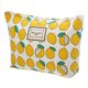 thumbnail image 1 of Bolsa de maquillaje de lona, bolsa de maquillaje de gran capacidad, bolsa de cosméticos, bolsas de cosméticos para mujeres para monedero, bases, lápices labiales, pinceles, amarillo, 1 of 7