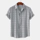 thumbnail image 4 of Camisa de playa de manga corta hawaiana para hombre, camisas informales con botones de verano estampadas Pompotops oipoqjl25169, 4 of 9