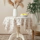 thumbnail image 1 of Xihbxyly Mantel Floral, Diseño Suave de Poliéster y Algodón, Elegantes Bordados y Borlas, Aislamiento Térmico, Ideal para Comedores, Reuniones Familiares y Celebraciones Especiales, y Un Elegante Com, 1 of 7