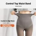 thumbnail image 5 of YooGuoGuo Women Fleece Lined Tights with Control Top, Slim Fake Translucent Pantyhose High Waist Thermal Leggings Fall Winter, 5 of 7