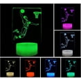 thumbnail image 2 of Lámpara de escritorio LED con ilusión de luz nocturna 3D, control táctil, cambio de 7 colores para decoración del hogar o regalos navideños para niños (atleta de baloncesto), 2 of 5