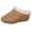 Brown, variant on RotHome Women’s Microsuede Moccasin Slippers with Memory Foam, Comfortable Indoor Outdoor Slip On House Shoes, Cozy Loafer Clog Slippers for Women