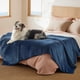 thumbnail image 1 of Manta impermeable para cama Sherpa Fleece Twin Blue, 1 of 7