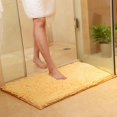 thumbnail image 1 of Alfombrilla de baño de microfibra antideslizante, lavable, de secado rápido, absorbente, para ducha (16 x 24 pulgadas, beige), 1 of 5