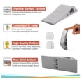 thumbnail image 3 of Timotech Tope De Puerta De Hule 3 Piezas Incluye Soportes gris 12.4 Timotech Tope.Gris, 3 of 7