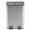 Light Gray, variant on Kitchen Trash Can, 16 Gallon Garbage Can with Dual Inner Bins, 60 Liter Large Capacity Trash Can with Soft-Close Foot Pedal, Stainless Steel