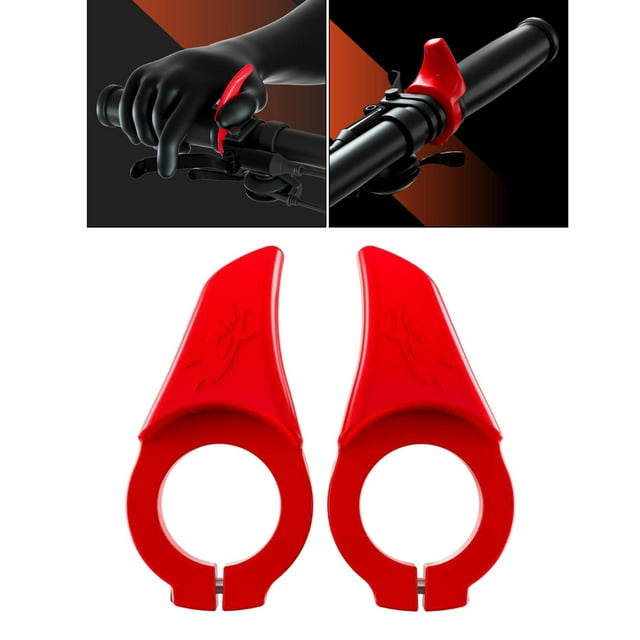 Empuñadura para el Pulgar del Manillar Shamjiam Accesorio Rojo