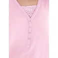 thumbnail image 2 of Woman Within Plus Size Layered-Look Lace Trim Tee, 2 of 5