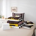 thumbnail image 5 of Erosebridal Football Bedding Sets Twin Size,Ball Gamer Comforter Sets with Sheets,Sports Theme Decor,Reversible,Breathable,7-Piece, 5 of 5