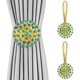 thumbnail image 1 of Alzapaños de cortina de cristal, paquete de 2 sujetadores de cortina de estilo estrella Clips de diamante con cuerda de alambre elástica para la decoración de la oficina en el hogar Xemadio LRWJ844-5, 1 of 7