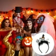 thumbnail image 2 of Ofertas Únicas 1 Pc Diadema de Patrón de Lápidas Clásicas para Halloween 4.72" Diámetro Negro, 2 of 6