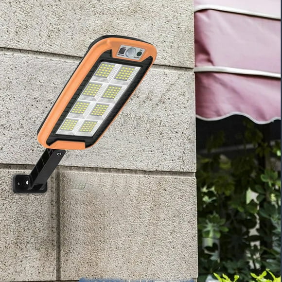 Fiudx Foco de Seguridad Led para Exteriores, con Sensor de Movimiento, Control Remoto, Eficiencia Energética, Construcción Abs Duradera, Resistente Al Agua Ip65, para Patio, Garaje o Estacionamiento,