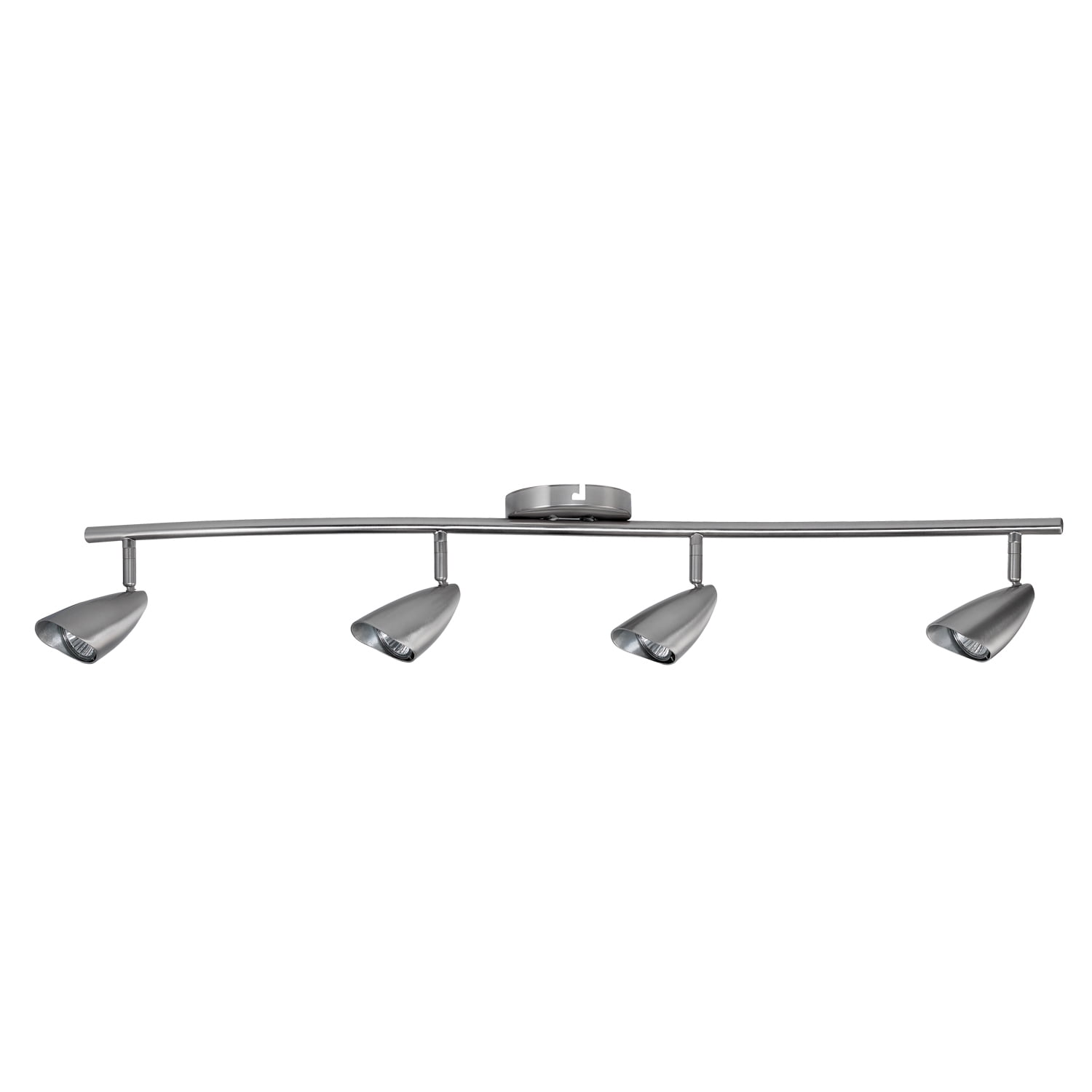 Globe Electric 50 Watt Grayson 4-Light Brushed Steel S-Shape Track ...