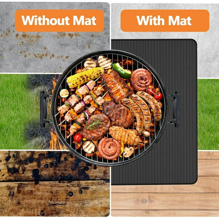 ANUNU 65x48 Inch Large Under Grill Mat, Double-Sided photo 4