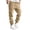 Coffee, variant on Honeeladyy Mens Warm Joggers Pants Winter Drawstring Cargo Pants for Hiking Outdoor Track Jogging Sweatpants with Multipocket Hunting Gifts Coffee XXXL