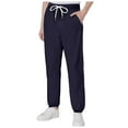 thumbnail image 1 of sertiohcv Boys' Casual Solid Color Drawstring With Pockets Drawstring Children's Trousers Pants Coffee Size for 3-4 Years, 1 of 6