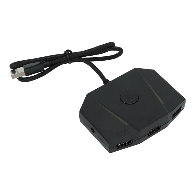 Adaptador De Ratón Y Teclado Para Juegos De PS5, Compatible Con Entrada De Sonido, Control De Aplicación, Efectos De Iluminación Ajustables