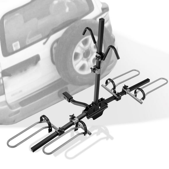 Costway 2-Bike Hitch Mount Bike Rack Platform Style Hitch Rack for 1-1/4" or 2" Receiver